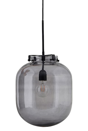Ball-Jar Lampe Røggrå D:30cm Glas