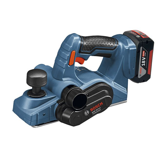 Bosch GHO 18 V-LI Akku-høvle - 06015A0300