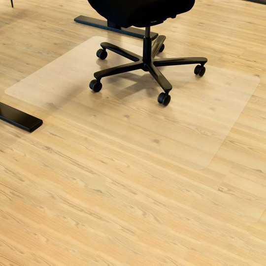 Stoleunderlag Floorlux ECO u/pigge 150x120 cm.