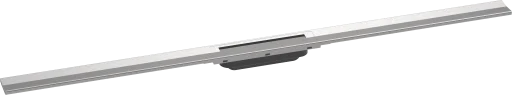 Hansgrohe Raindrain Flex afløbsrende, fri montering, 1200 mm, børstet rustfrit stål