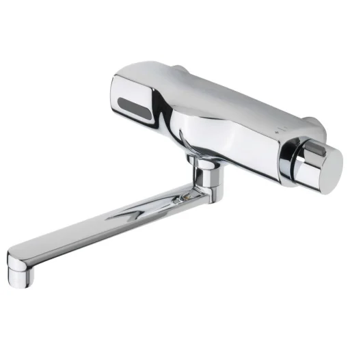 Oras Electra berøringsfrit håndvaskarmatur m/200 mm tud, 6V batteri, krom