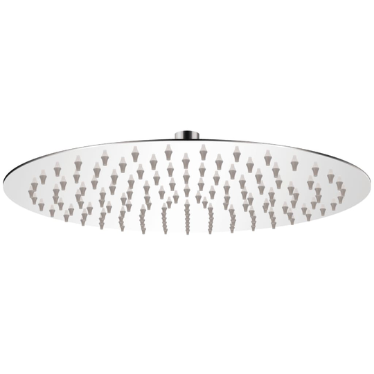 vidaXL Brusehoved rustfrit stål 30 cm rund