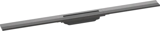 Hansgrohe Raindrain Flex afløbsrende, fri montering, 900 mm, børstet sort krom
