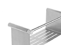 Børma A10 Shampoohylde - krom. stainless steel hylde