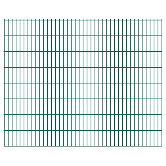 vidaXL havehegnspaneler 2D 2,008x1,63 m 40 m (total længde) grøn