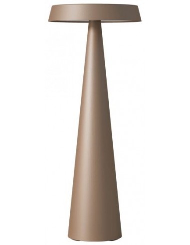 TAO Trådløs udendørs bordlampe i aluminium H30 cm 1 x 2,5W SMD LED - Mat gråbeige