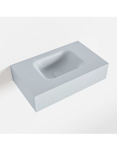 LEX væghængt håndvask 50 x 30 cm Solid surface - Babyblå