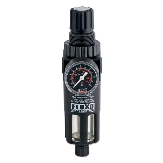 KGK Trykluft-reduktionsventil 1/4" M/manometer Og Vandudskil Gruppe 2