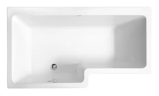 Svedbergs Z1600 Brusebadekar 160 x 85 cm, Venstrevendt