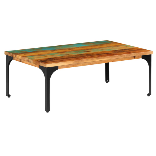 vidaXL sofabord 100x60x35 cm massivt genbrugstræ