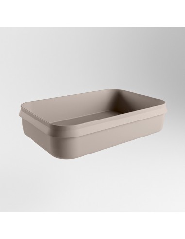 ARVO håndvask 55 x 38 cm Solid surface - Røg