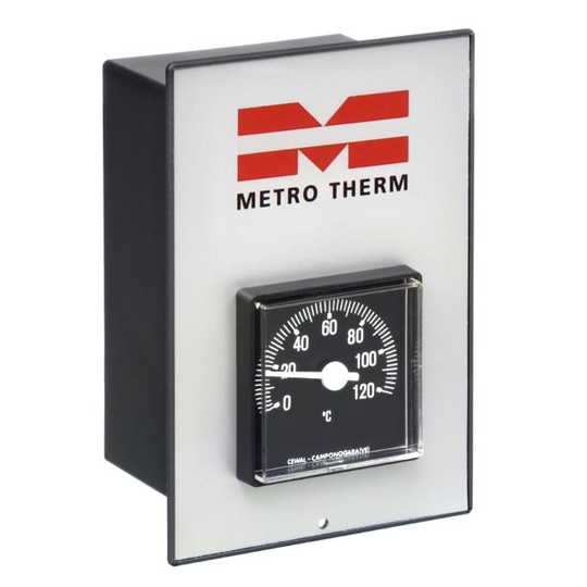 Metro Termometer Analog I Box