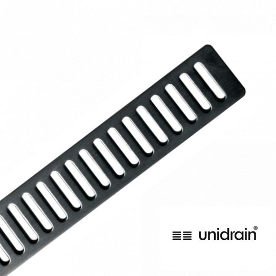Unidrain Classicline Rist Linje Column 1000 Mm Børstet stål