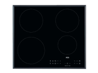 AEG IKB64301FB - Induktions kogeplade - 4 plader - Niche - bredde: 56 cm - dybde: 49 cm - sort - med facetteret ramme