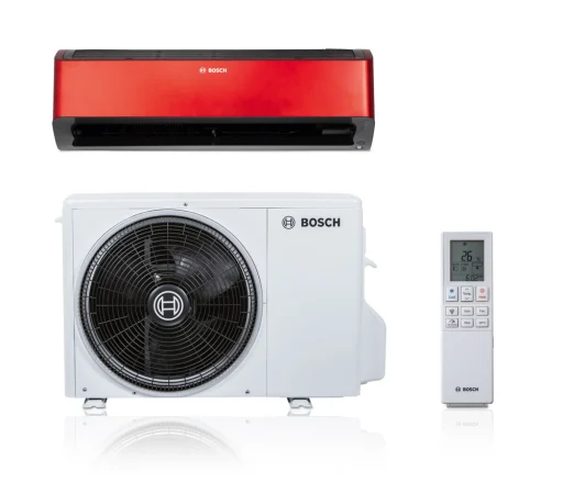 Bosch Climate 8101i-SET 65 HE luft/luft varmepumpesæt, rød