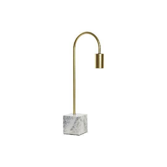 Bordlampe DKD Home Decor Dame Gylden Hvid 220 V 40 W (11 x 20 x 46 cm)