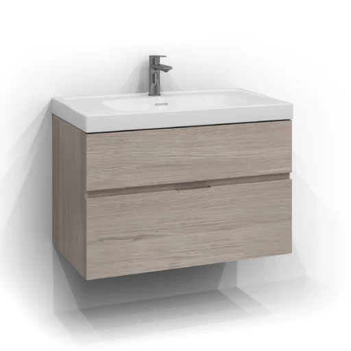 Svedbergs Forma Sans underskab, med greb, 80x45 cm, blond eg