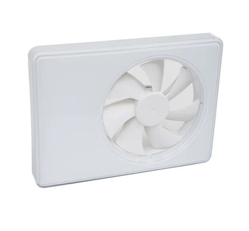 Duka SmartFan Ventilator med hygrostat & timer Ø100/125 mm, Hvid