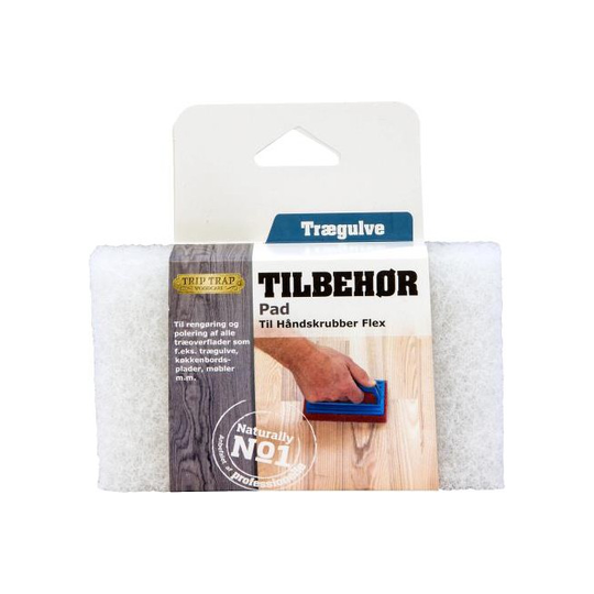 Trip Trap Pad til Håndskrubber Flex, Hvid