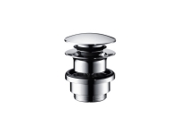 HANSGrohe 1 1/4 Push-Open bundventil med klikfunktion krom