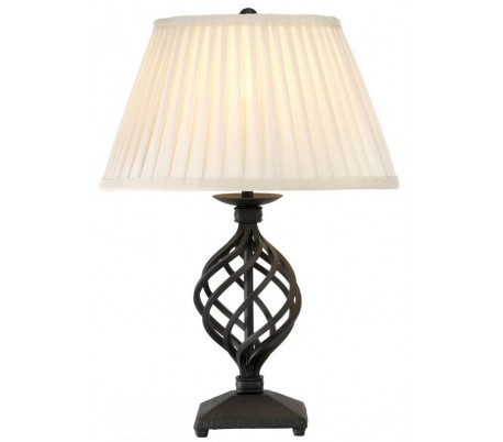 Belfery Bordlampe H43 cm 1 x E27 - Sort/Creme
