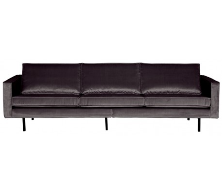Rodeo 3-personers sofa i velour B277 cm - Antracit