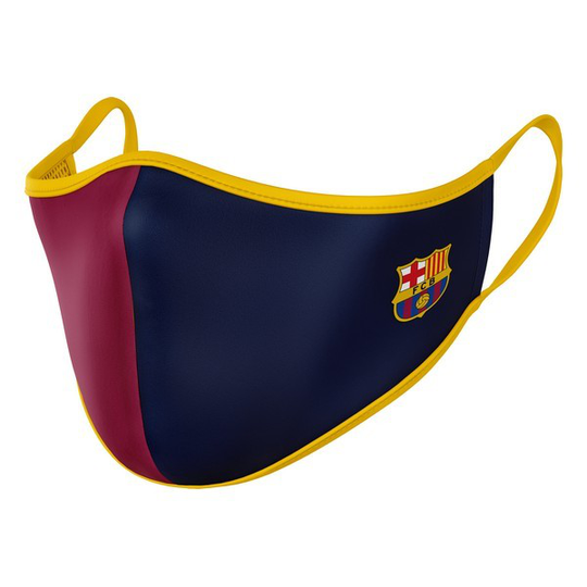 Genanvendelig stof hygiejnemaske F.C. Barcelona Voksen