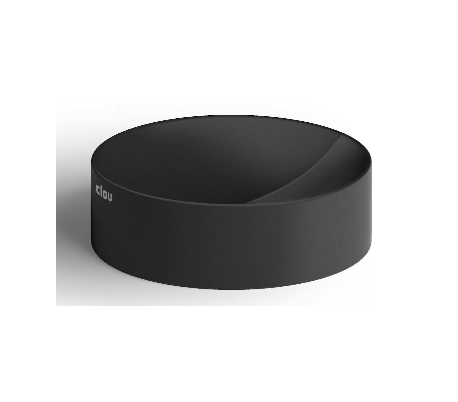 VALE Rund håndvask Ø22 cm Keramik - Mat sort