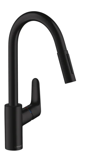 Hansgrohe Focus 240 køkkenarmatur, mat sort