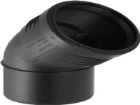 Geberit Silent PP bøjning 45 grader Ø 75 mm