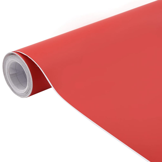 vidaXL bilfolier 2 stk. 100x150 cm mat rød
