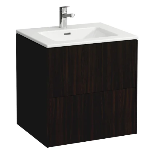 Laufen Base møbelpakke, 60x50 cm, mørk elm