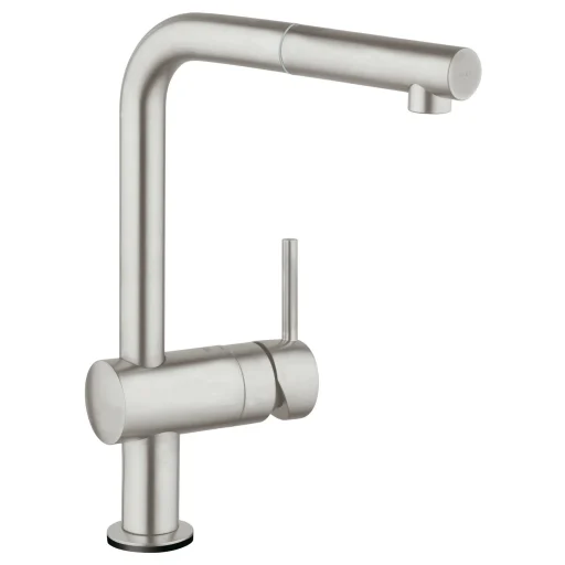 Grohe Minta Touch køkkenarmatur, udtrækstud, børstet stål