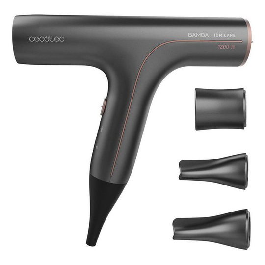 Hårtørrer Cecotec IoniCare 6000 Rockstar Soft 1200 W Sort