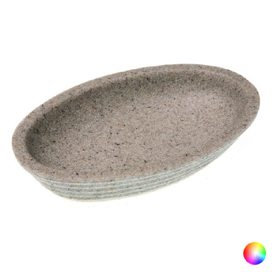 Sæbeskål 2 x 10 cm polyesterharpisk Oval