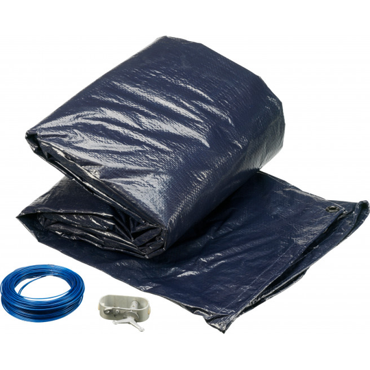 Swim & Fun Poolcover Winter with Wirelock 5 x 3 m - 2112