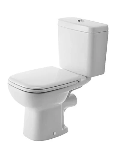 Duravit D-Code toilet m/P-lås, hvid