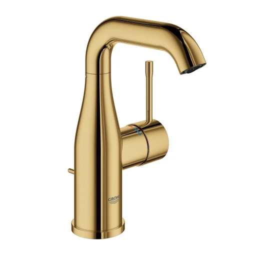 Grohe Essence M-Size håndvaskarmatur m/bundventil, poleret cool sunrise