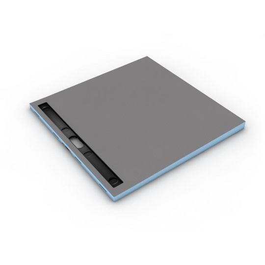 Wedi Fundo Riolito Neo Gulvelement med fald 900x900x50mm byggesystem