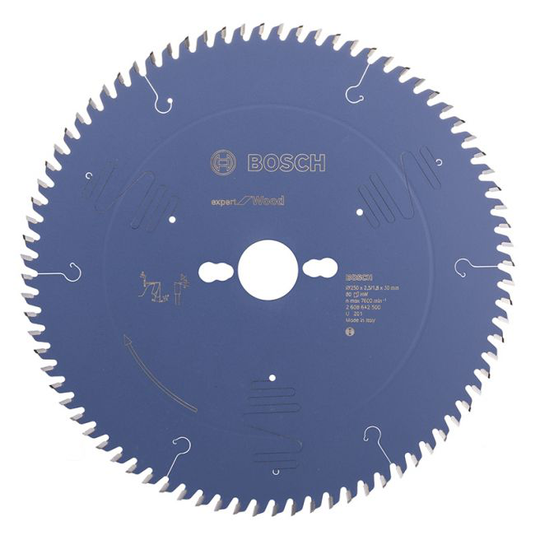 Bosch Rundsavsklinge 250x2,5x30mm 80t Exp Wood - 2608642500