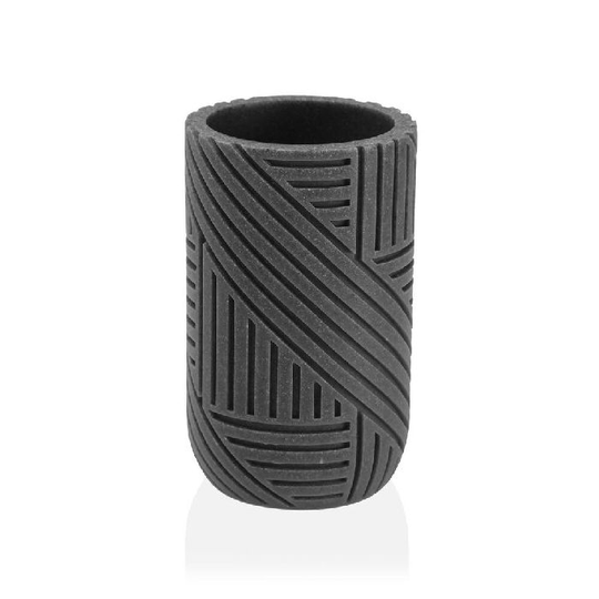 Tandbørsteholder RAILING Grå Harpiks (7,3 x 10,3 x 7,3 cm)