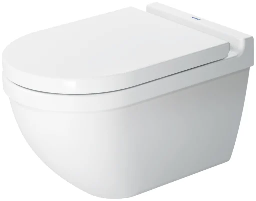Duravit Starck 3 væghængt toilet uden skyllekant m/WonderGliss