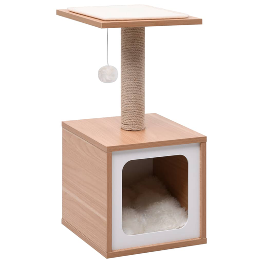vidaXL kradsetræ med kradsemåtte sisal 62 cm