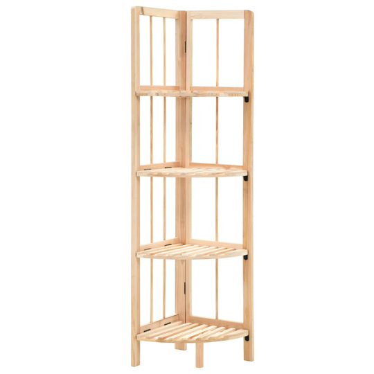 vidaXL hjørnehylde cedertræ 27 x 27 x 110 cm