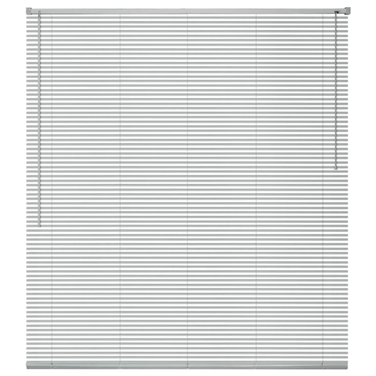 vidaXL persienne aluminium 160 x 160 cm sølvfarvet