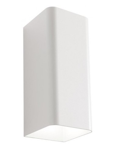 TAV Up-Down Væglampe i aluminium H24 cm 2 x 6W COB LED - Mat hvid