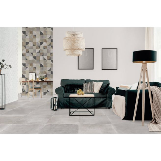 Dado Ceramica Contemporar Y Light Grey Rett. - 81x81 flise
