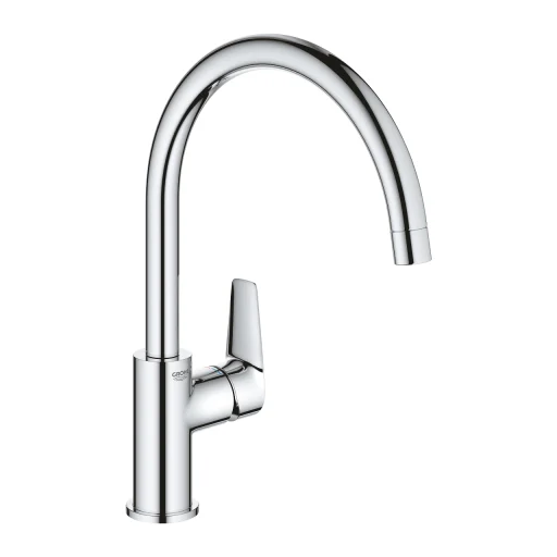 Grohe Start Edge køkkenarmatur, høj svingtud, krom
