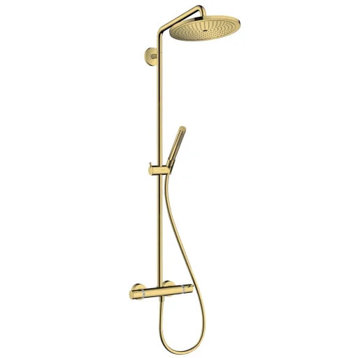 Hansgrohe Croma Select S 280 komplet brusesystem, poleret messing