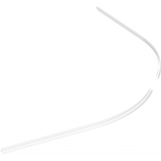 Scanbad MATCH Drypliste til halvrunde døre (2 stk) E+F 81,5 cm